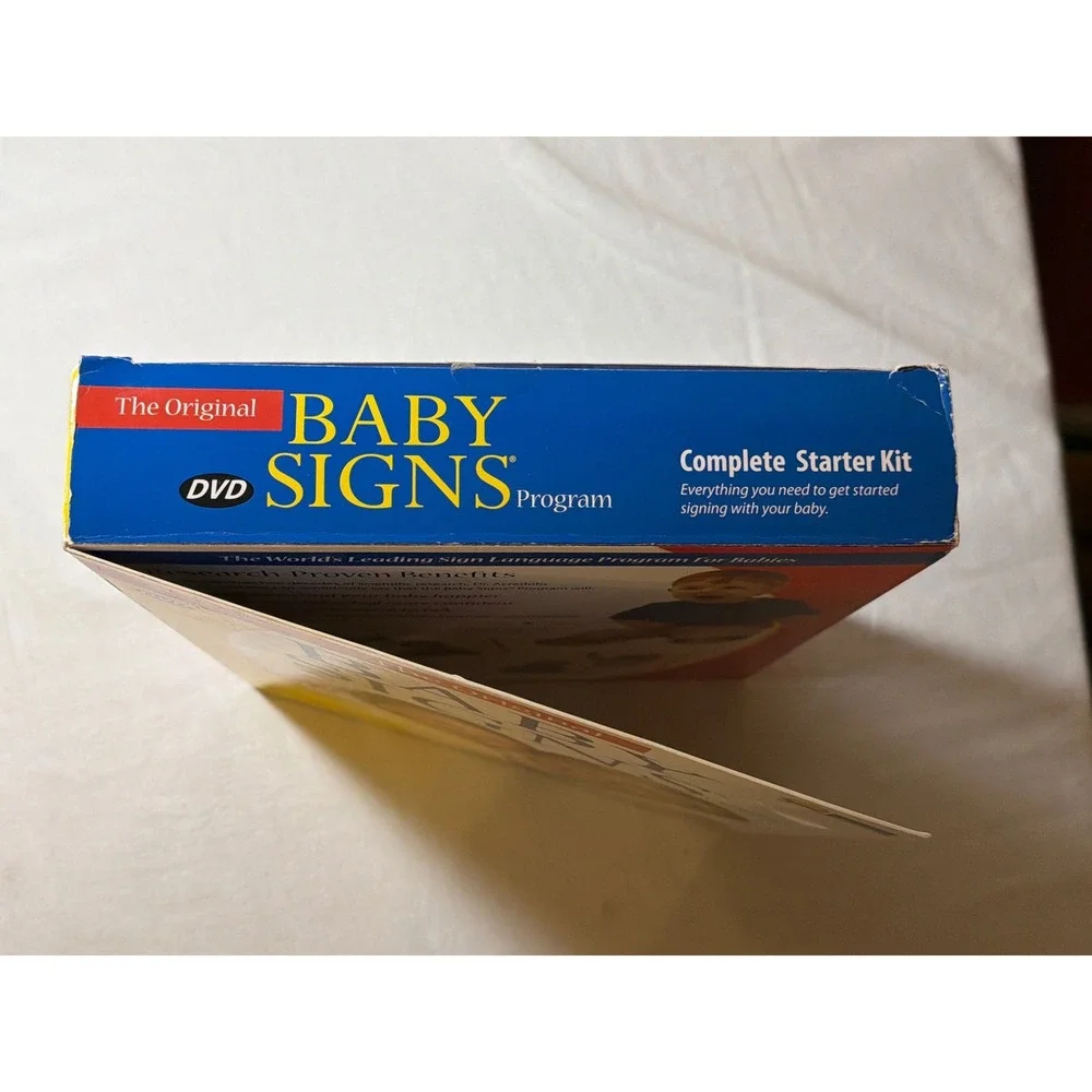Baby Signs Program Complete Starter Kit DVD Board Books Sign Language for Babies